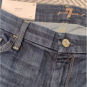 NWT 7 For All Mankind High-Waist Ankle Skinny